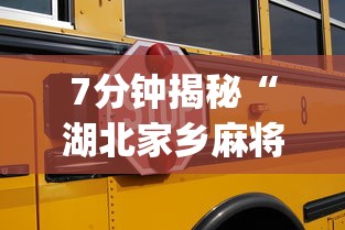 7分钟揭秘“湖北家乡麻将到底有没有挂(确实真的有挂)